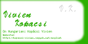 vivien kopacsi business card